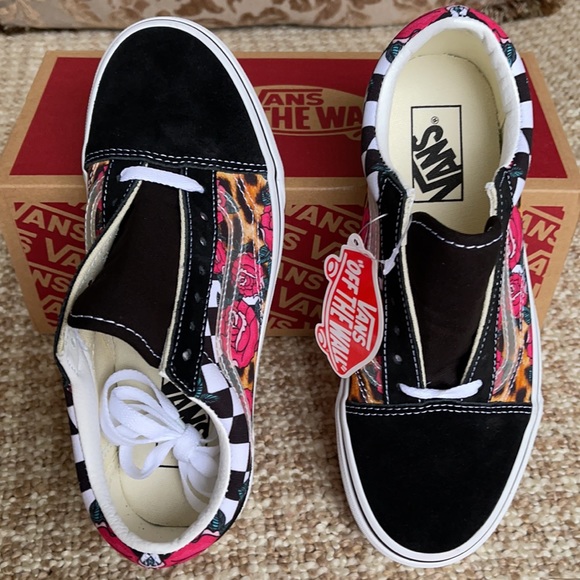 Vans Old Skool Rose/Animalchck True White/Multi WM - Picture 13 of 16